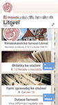 Mobile Screenshot of farnostlitovel.cz